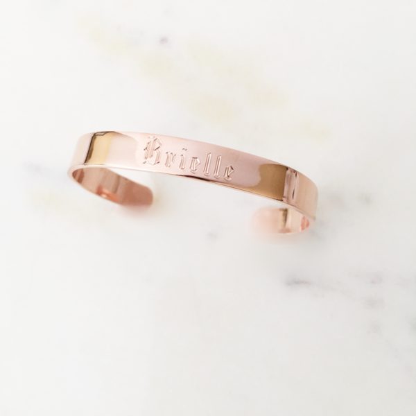 Engraved Cuff AnnDrew Marie Accessories