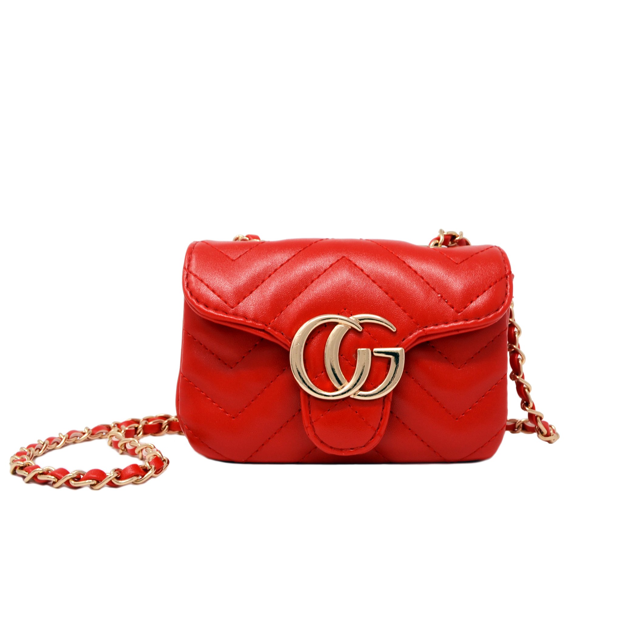 G Mini Bag (Red) - AnnDrew Marie Accessories